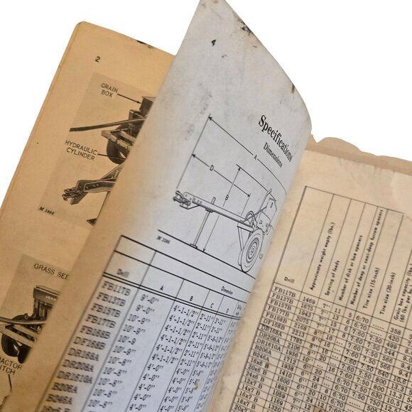 John Deere Operators Manual B BA FBB DFB DRA End Wheel Grain Drills Service Book - Picture 8 of 15
